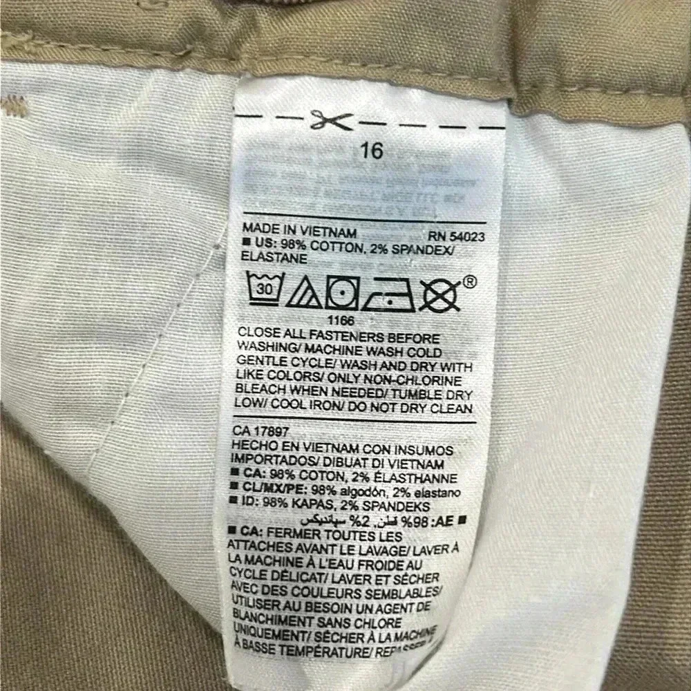 Straight Built-In Flex Tech Twill Uniform Shorts for Boys